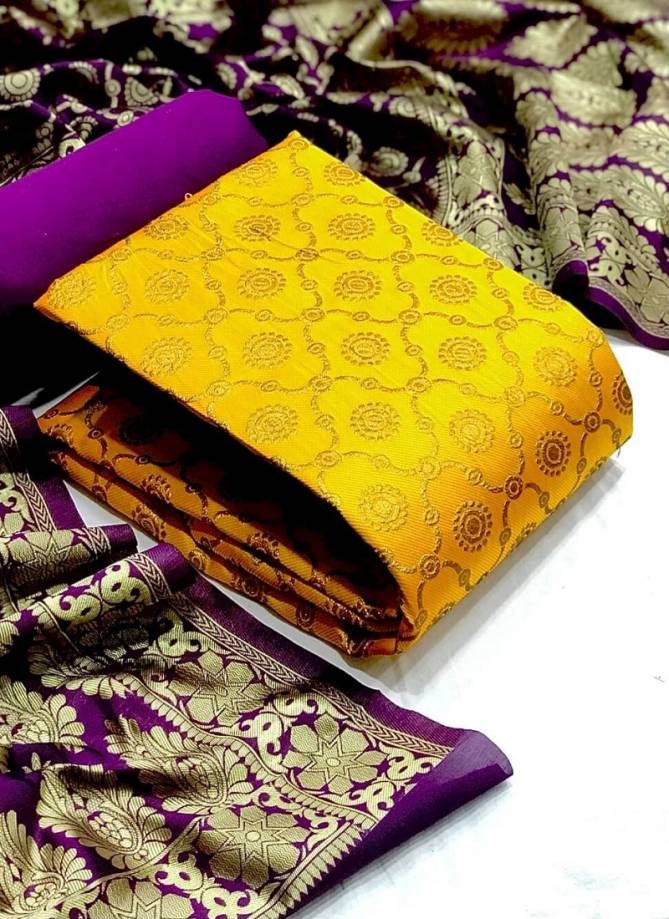 banarasi silk dress 39 latest fancy designer casual wear dress material collection  